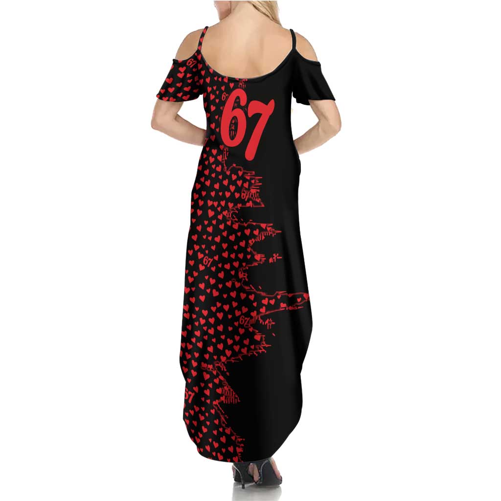 Valentine’s Day 67 Meme Six Seven Summer Maxi Dress Gen Alpha Conversation Hearts