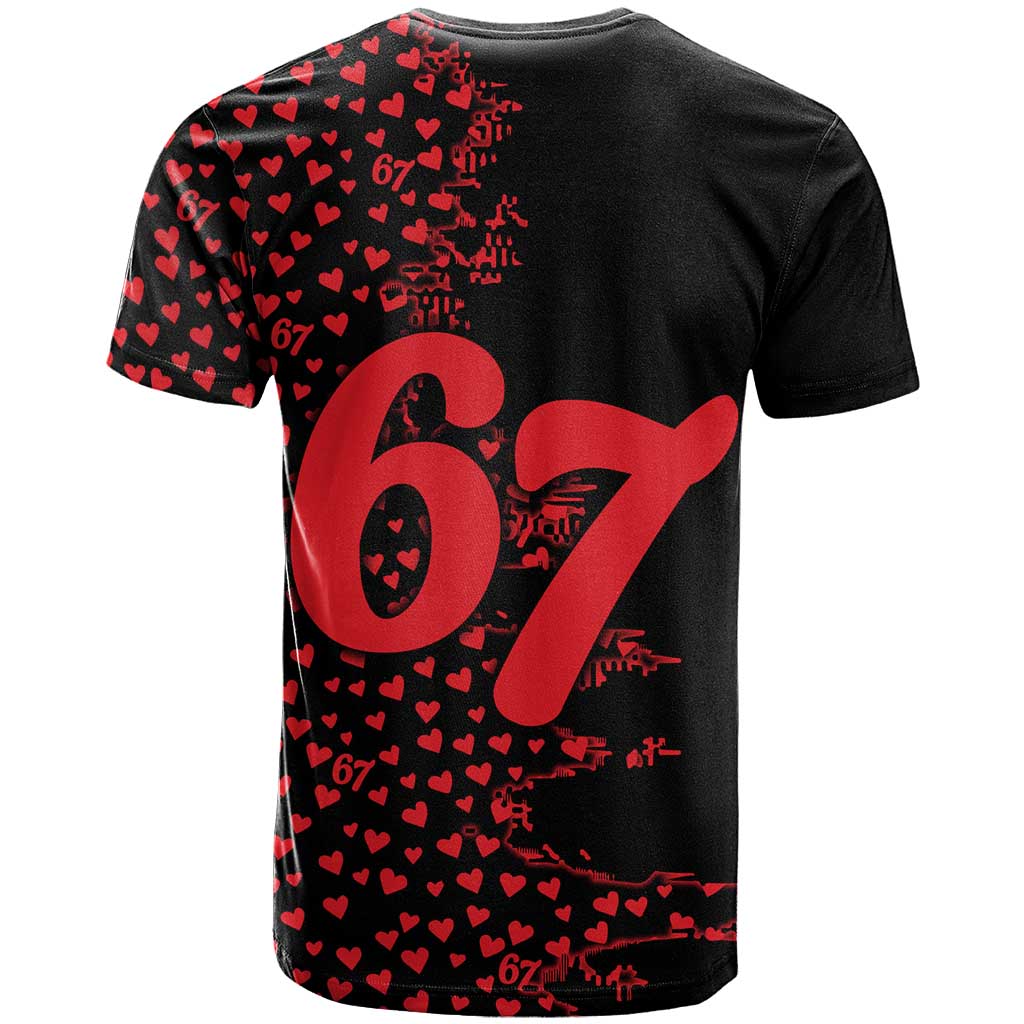 Valentine’s Day 67 Meme Six Seven T Shirt Gen Alpha Conversation Hearts