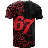 Valentine’s Day 67 Meme Six Seven T Shirt Gen Alpha Conversation Hearts
