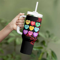 Valentine’s Day 67 Meme Six Seven Tumbler With Handle Gen Alpha Conversation Hearts