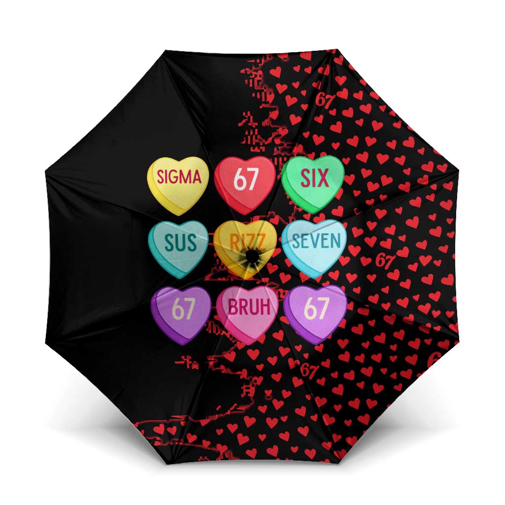 Valentine’s Day 67 Meme Six Seven Umbrella Gen Alpha Conversation Hearts