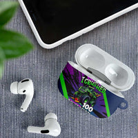 I Crushed 100 Days of School Monster Truck AirPods Case 100th Day Boys - Retro Radiant Pattern
