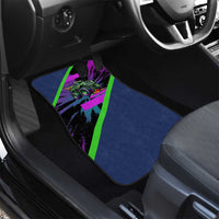 I Crushed 100 Days of School Monster Truck Car Mats 100th Day Boys - Retro Radiant Pattern