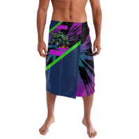 I Crushed 100 Days of School Monster Truck Lavalava 100th Day Boys - Retro Radiant Pattern