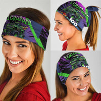 I Crushed 100 Days of School Monster Truck Neck Gaiter 100th Day Boys - Retro Radiant Pattern