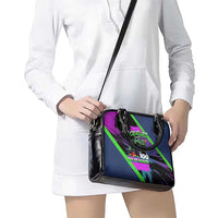 I Crushed 100 Days of School Monster Truck Shoulder Handbag 100th Day Boys - Retro Radiant Pattern