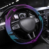 I Crushed 100 Days of School Monster Truck Steering Wheel Cover 100th Day Boys - Retro Radiant Pattern