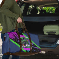 I Crushed 100 Days of School Monster Truck Travel Bag 100th Day Boys - Retro Radiant Pattern