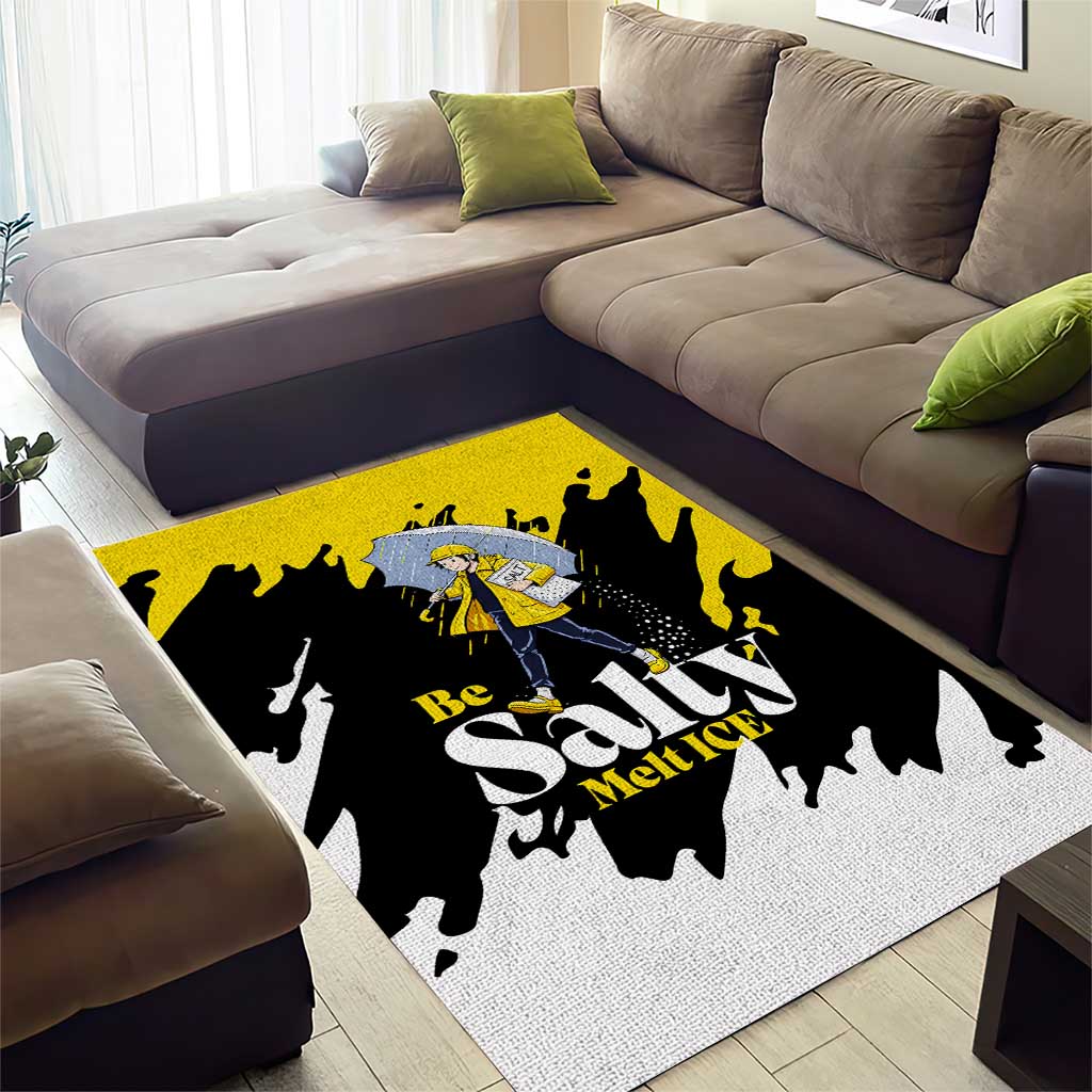 Be Salty Melt Ice Area Rug with Bold Splash Pattern