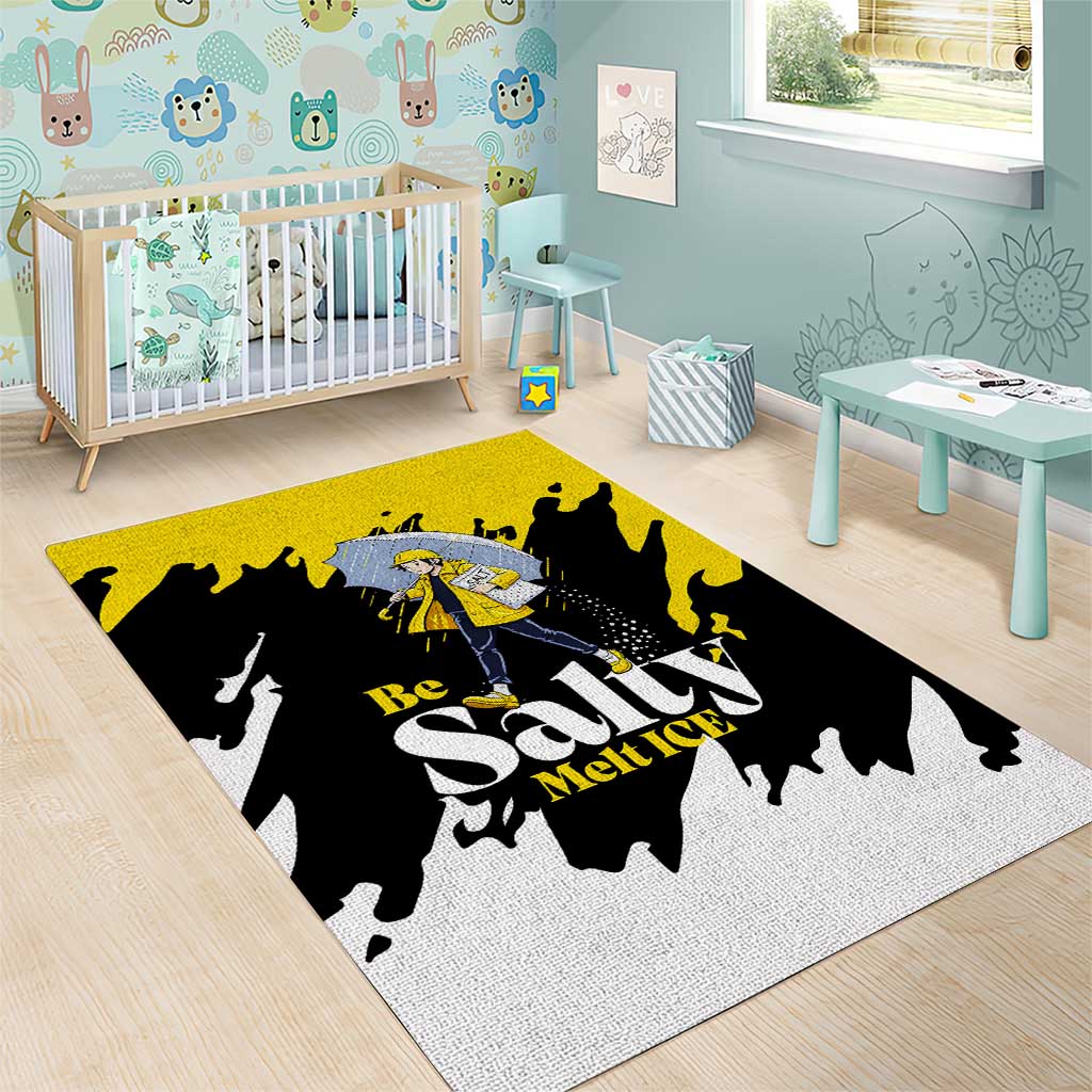 Be Salty Melt Ice Area Rug with Bold Splash Pattern