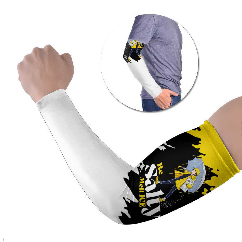 Be Salty Melt Ice Arm Sleeves with Bold Splash Pattern