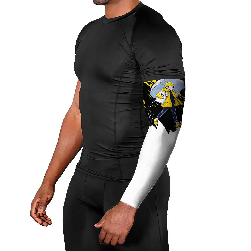 Be Salty Melt Ice Arm Sleeves with Bold Splash Pattern