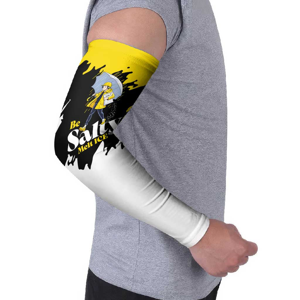 Be Salty Melt Ice Arm Sleeves with Bold Splash Pattern