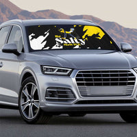 Be Salty Melt Ice Auto Sun Shade with Bold Splash Pattern