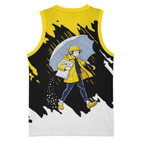 Be Salty Melt Ice Basketball Jersey with Bold Splash Pattern