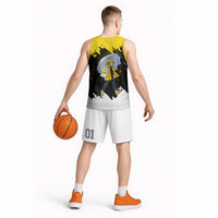 Be Salty Melt Ice Basketball Jersey with Bold Splash Pattern