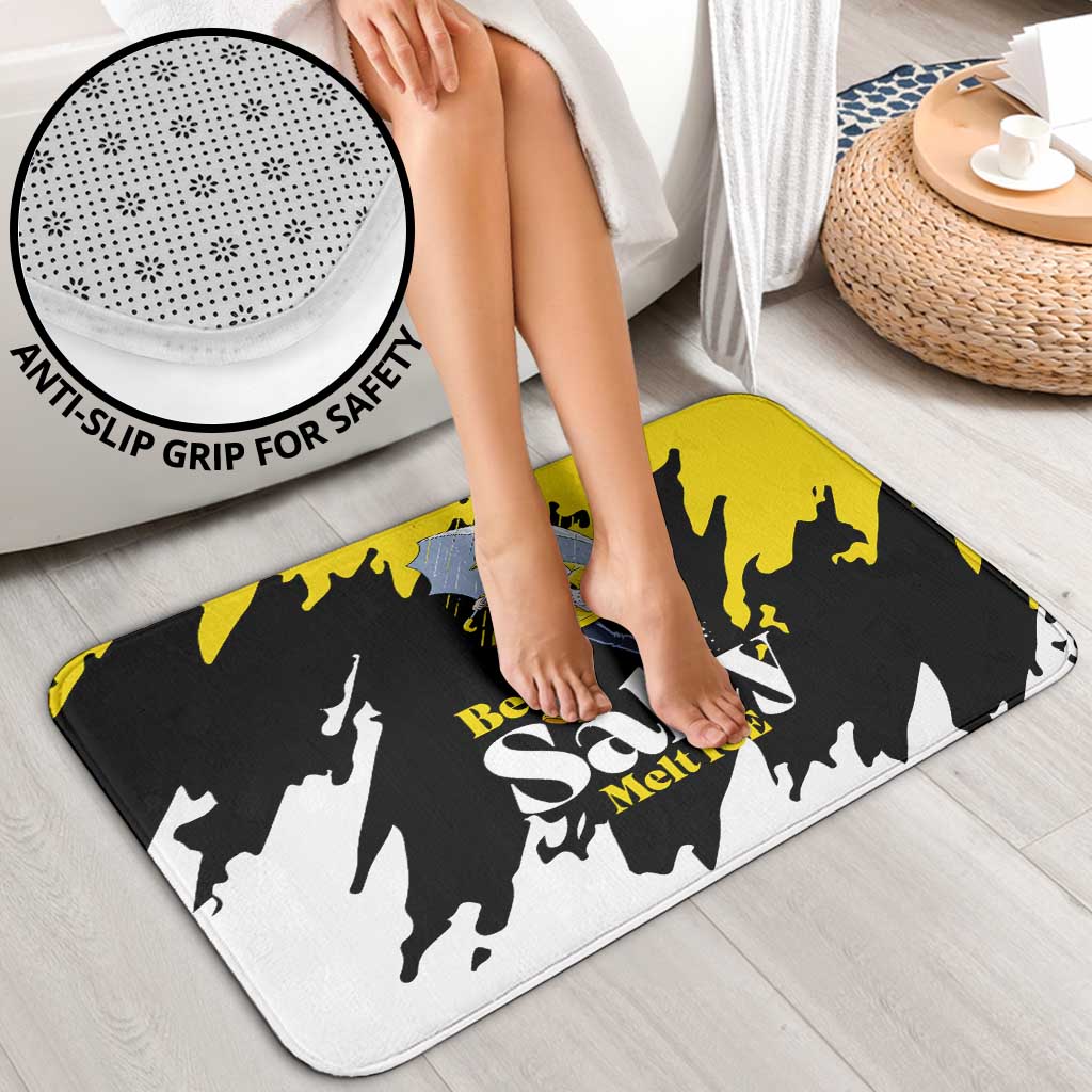 Be Salty Melt Ice Bathroom Set with Bold Splash Pattern