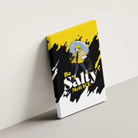 Be Salty Melt Ice Canvas Wall Art with Bold Splash Pattern