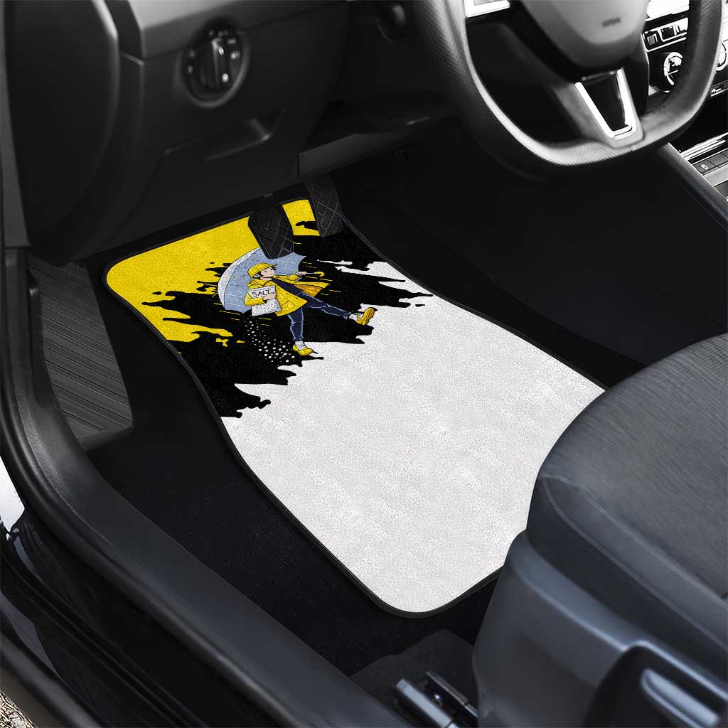 Be Salty Melt Ice Car Mats with Bold Splash Pattern