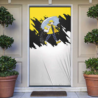 Be Salty Melt Ice Door Cover with Bold Splash Pattern