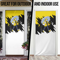 Be Salty Melt Ice Door Cover with Bold Splash Pattern