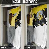 Be Salty Melt Ice Door Cover with Bold Splash Pattern