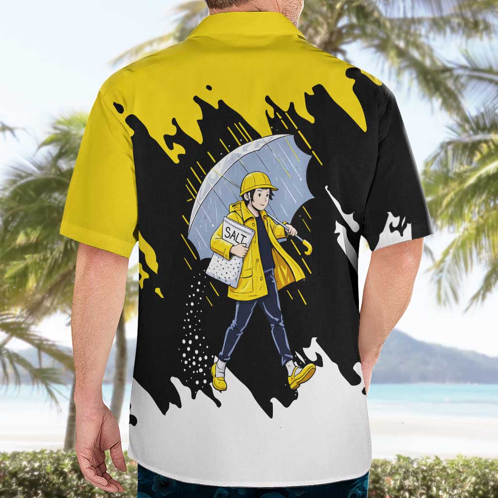 Be Salty Melt Ice Hawaiian Shirt with Bold Splash Pattern