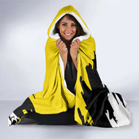 Be Salty Melt Ice Hooded Blanket with Bold Splash Pattern
