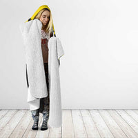 Be Salty Melt Ice Hooded Blanket with Bold Splash Pattern