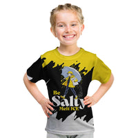 Be Salty Melt Ice Kid T Shirt with Bold Splash Pattern