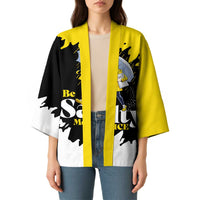 Be Salty Melt Ice Kimono with Bold Splash Pattern