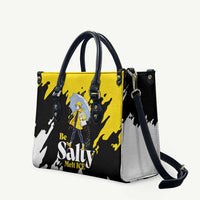 Be Salty Melt Ice Leather Bag with Bold Splash Pattern