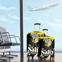 Be Salty Melt Ice Luggage Cover with Bold Splash Pattern