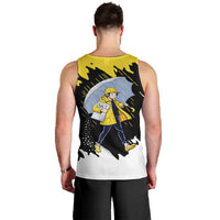 Be Salty Melt Ice Men Tank Top with Bold Splash Pattern