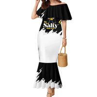 Be Salty Melt Ice Mermaid Dress with Bold Splash Pattern