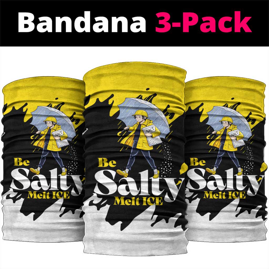 Be Salty Melt Ice Neck Gaiter with Bold Splash Pattern