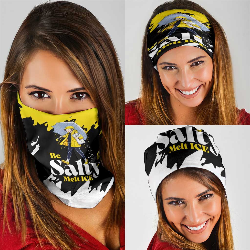 Be Salty Melt Ice Neck Gaiter with Bold Splash Pattern