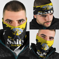 Be Salty Melt Ice Neck Gaiter with Bold Splash Pattern