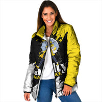 Be Salty Melt Ice Padded Jacket with Bold Splash Pattern