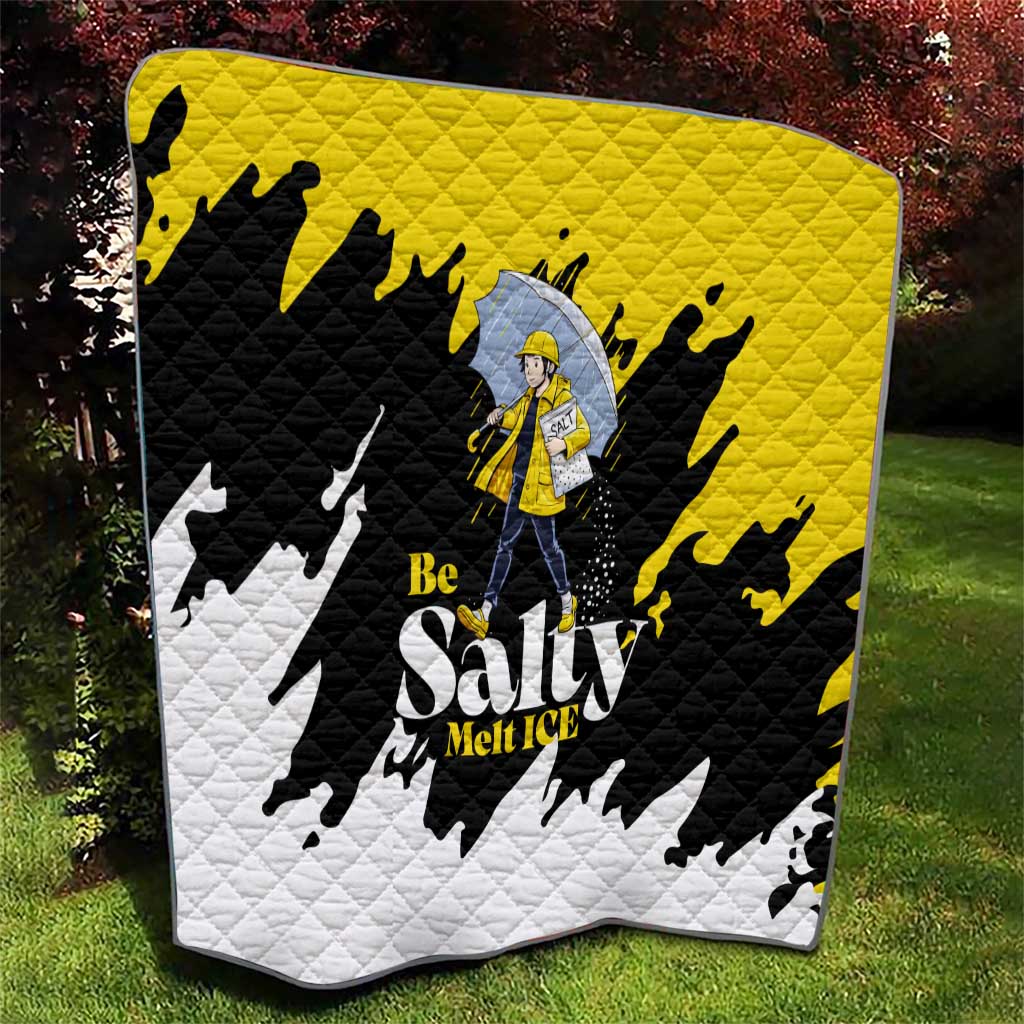 Be Salty Melt Ice Quilt with Bold Splash Pattern