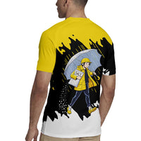 Be Salty Melt Ice Rugby Jersey with Bold Splash Pattern