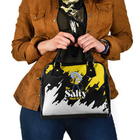 Be Salty Melt Ice Shoulder Handbag with Bold Splash Pattern