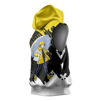 Be Salty Melt Ice Sleeveless Hoodie with Bold Splash Pattern