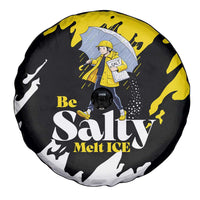 Be Salty Melt Ice Spare Tire Cover with Bold Splash Pattern