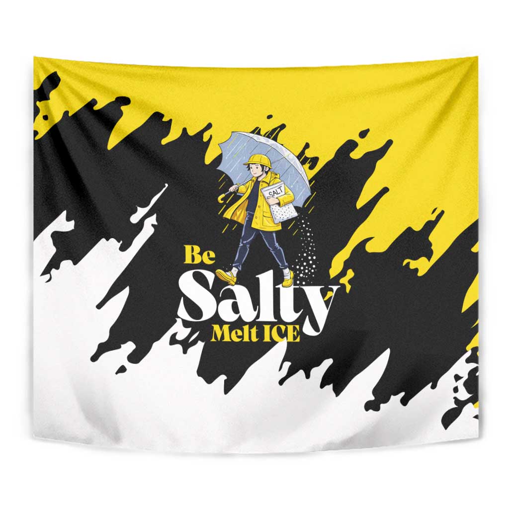 Be Salty Melt Ice Tapestry with Bold Splash Pattern