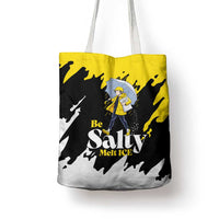 Be Salty Melt Ice Tote Bag with Bold Splash Pattern