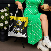 Be Salty Melt Ice Tote Bag with Bold Splash Pattern