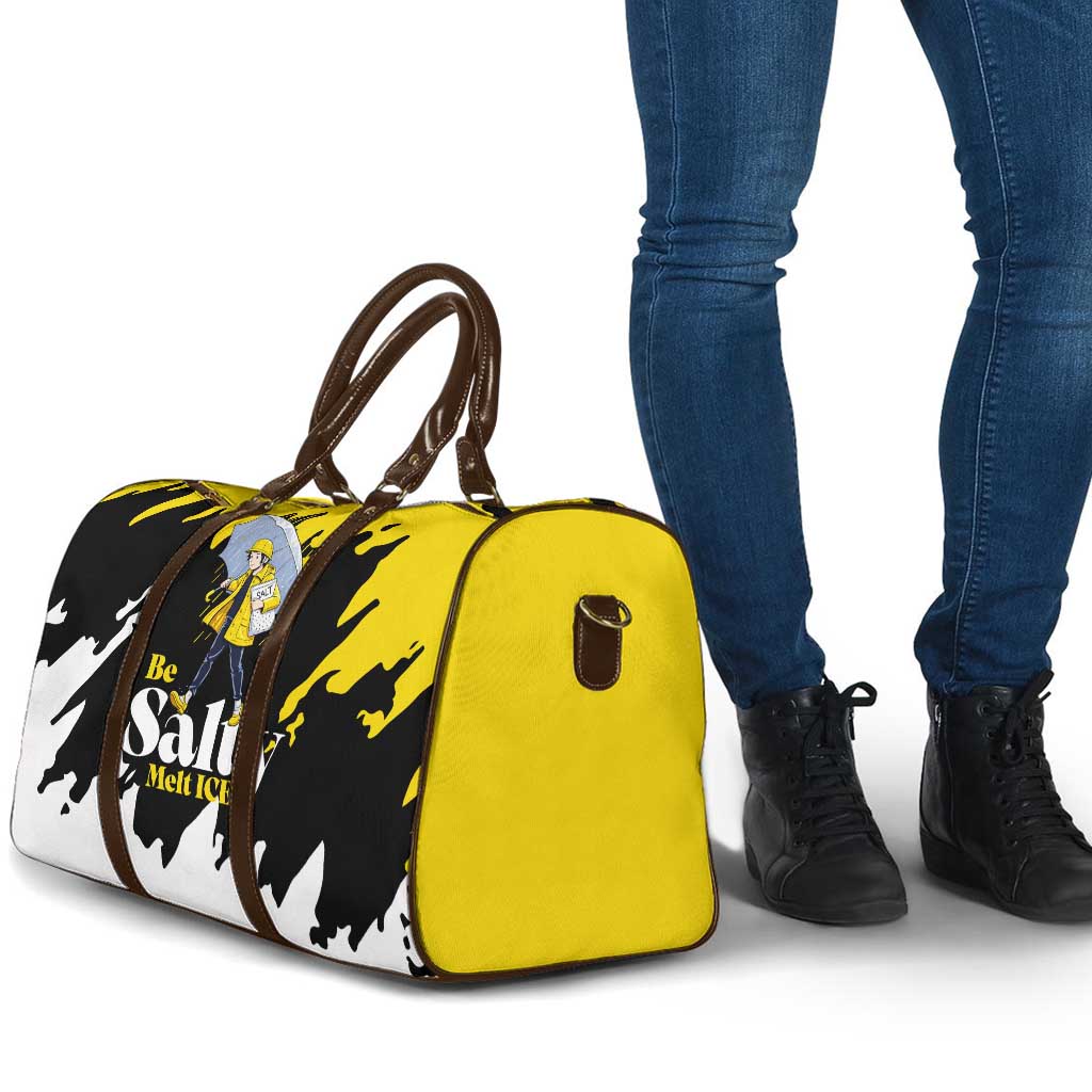 Be Salty Melt Ice Travel Bag with Bold Splash Pattern