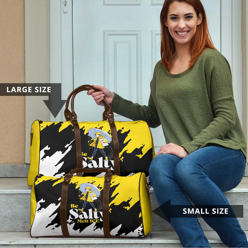 Be Salty Melt Ice Travel Bag with Bold Splash Pattern