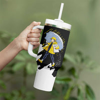 Be Salty Melt Ice Tumbler With Handle with Bold Splash Pattern